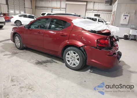 2014 Dodge Avenger Se z USA, uszkodzony, nr VIN 1C3CDZAB1EN225564